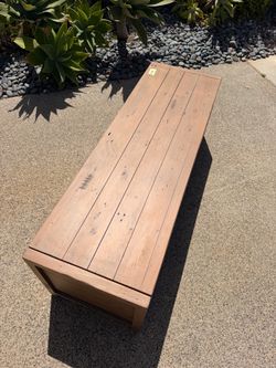 Wooden Outdoor Bench