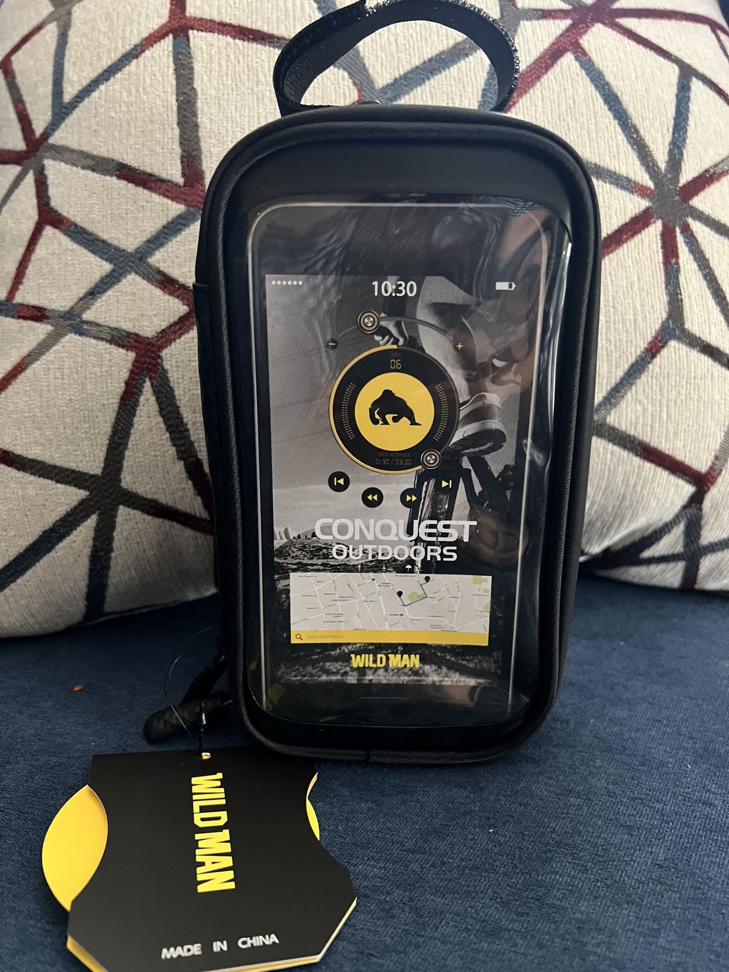 Wild Man Bike Phone Bag For Phones Under6.5”