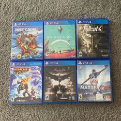 Bundle Of PS4 Games!! Each game $30 if wanted separately!!