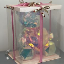 Regalo Decorativo Osito Con Iluminación Y Corazón/ Decorative Gift Lighting Bear With A Heart