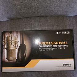 Professional/Condenser Microphone/color Black 