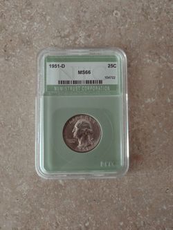 1951 -D Washington Quarter MS-66