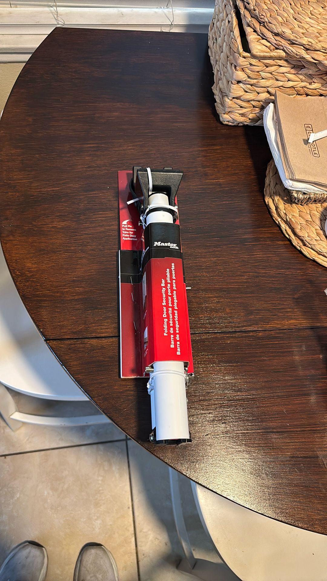 Master Lock 270D Folding Door Security Lock Adjustable Inside