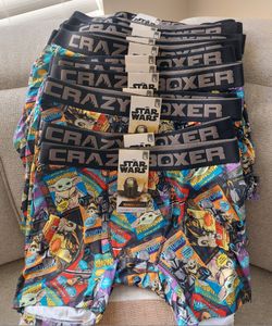 STAR WARS CRAZY BOXERS SZ L & XL