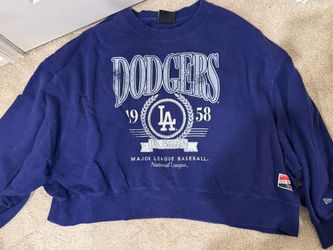 dodgers cropped sweatshirt
