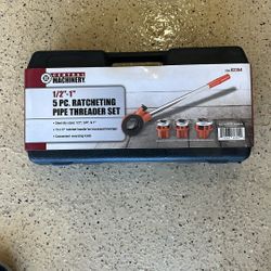 5 Pc Ratcheting Pipe Threader