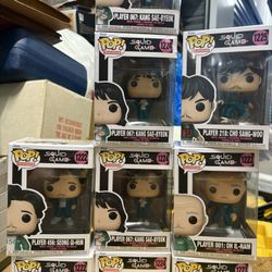 Funko POP Squid Game, Dragon Ball Z, Iron Man