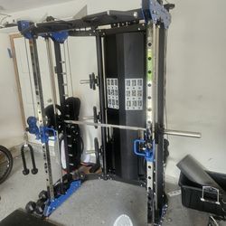 Smith machine functional trainer