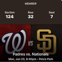 San Diego Padres Vs. National Monday Tatis Bobble head 