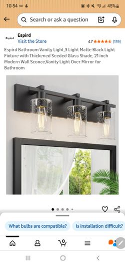 Espird Bathroom Vanity Light