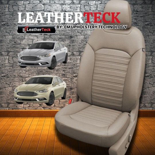 Ford Fusion S-SE 2017-2021 Katzkin Leather Seat Upholstery KIT Beach Wrap Beach Stitching - $1,595