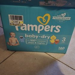  Pampers Diapers 160 Plus More Size 3