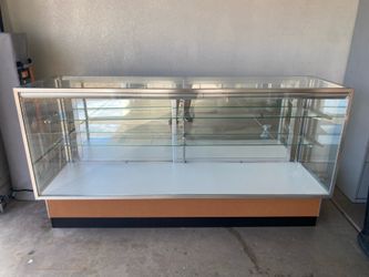 Glass case display