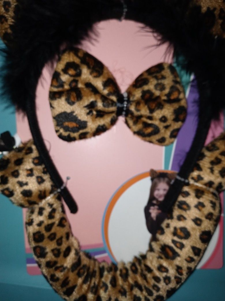 Halloween Cat Mask And Dress Up Kit