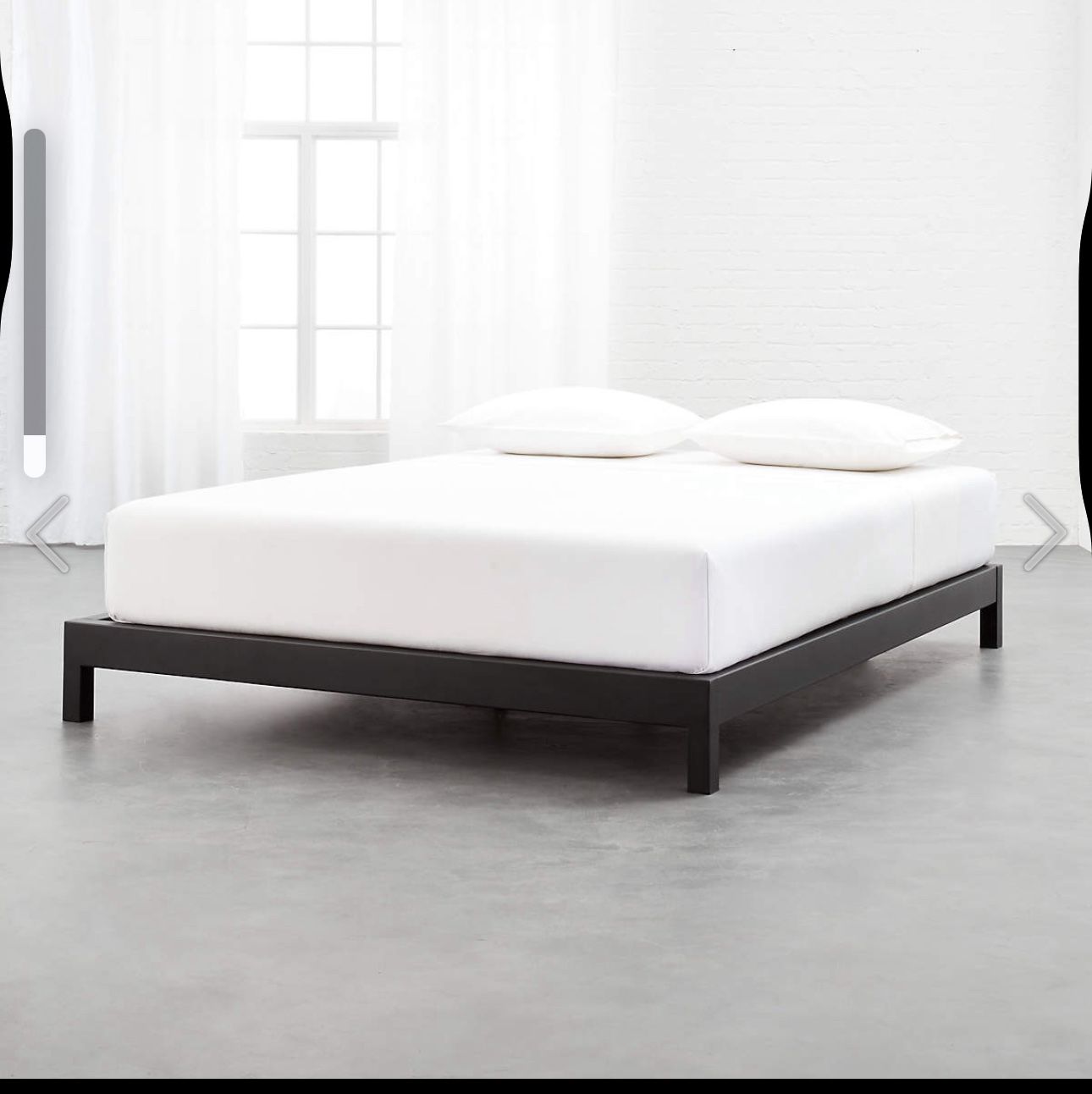 Black Metal Bed Frame