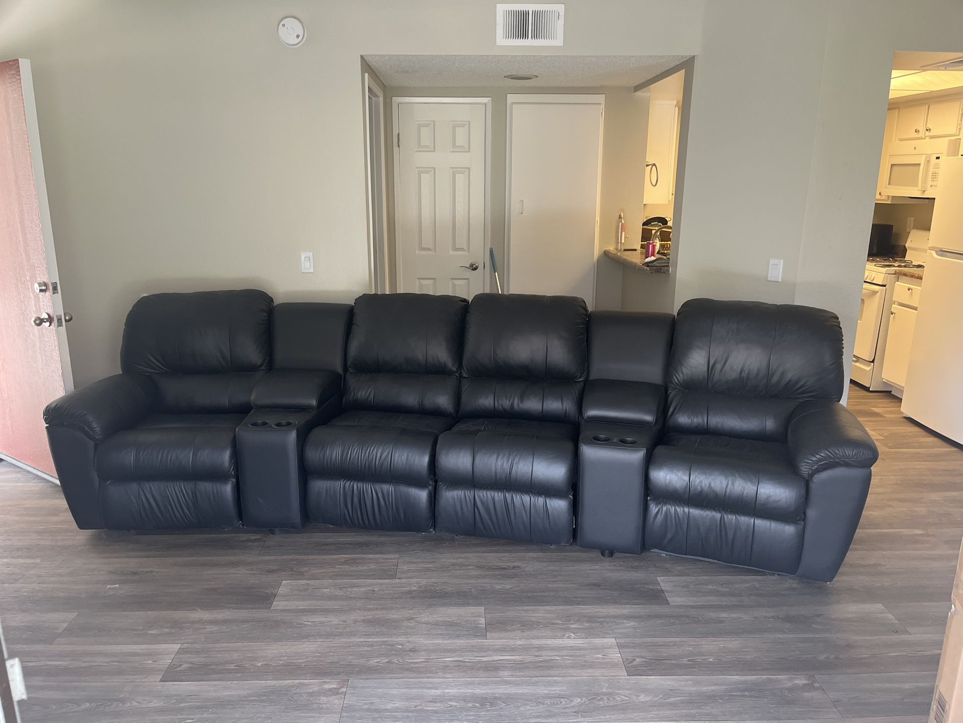 Black Leather Couches