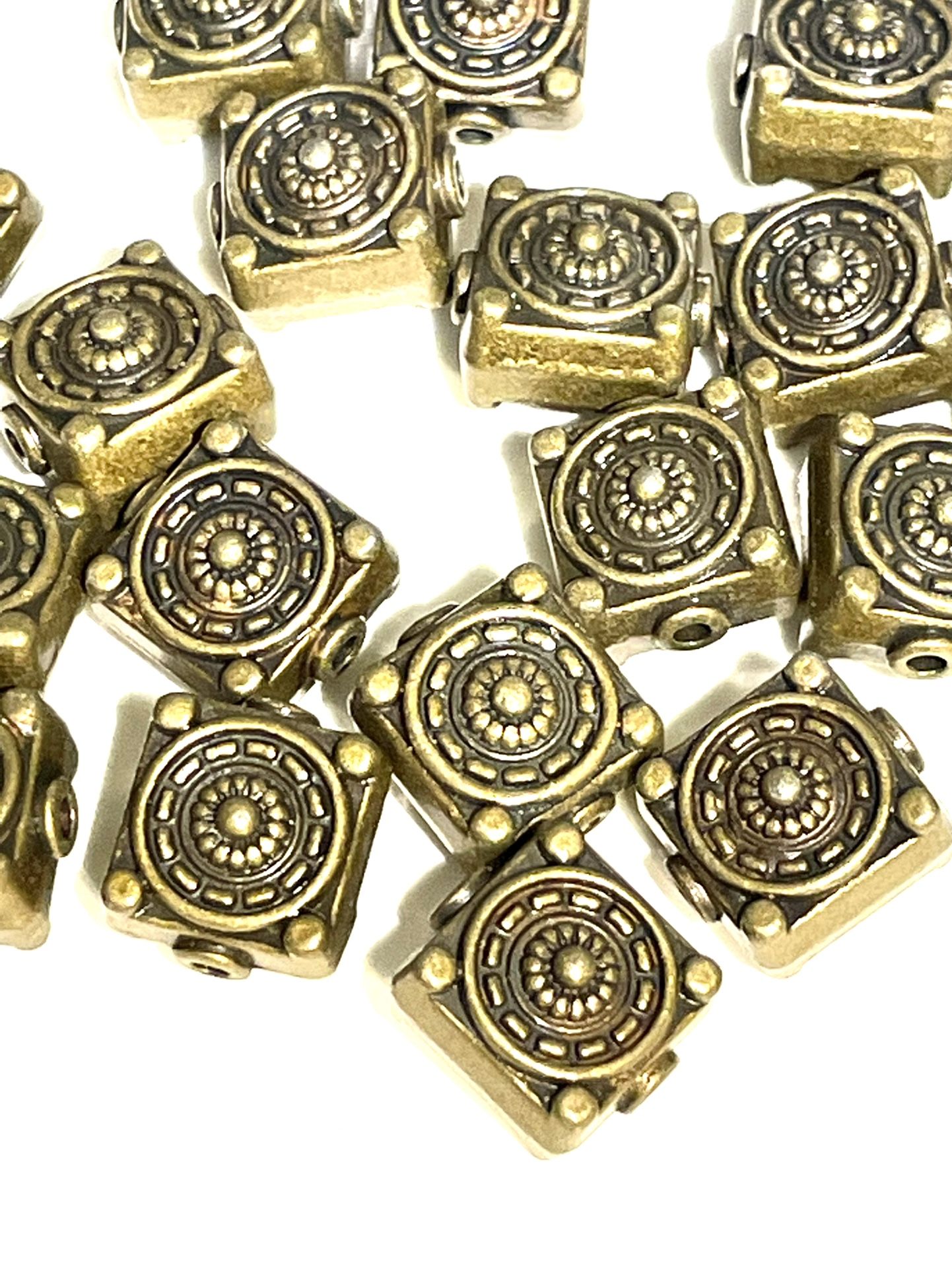 Lot Of 20 Bronze Beads