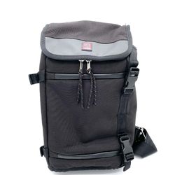 Black CHROME Niko Camera Sling Backpack With A Car Belt Buckle And Dividers 