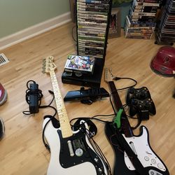 Xbox 360 / Guitars/ Controllers/ Games