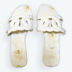 Jelly  Bunny White Sandals