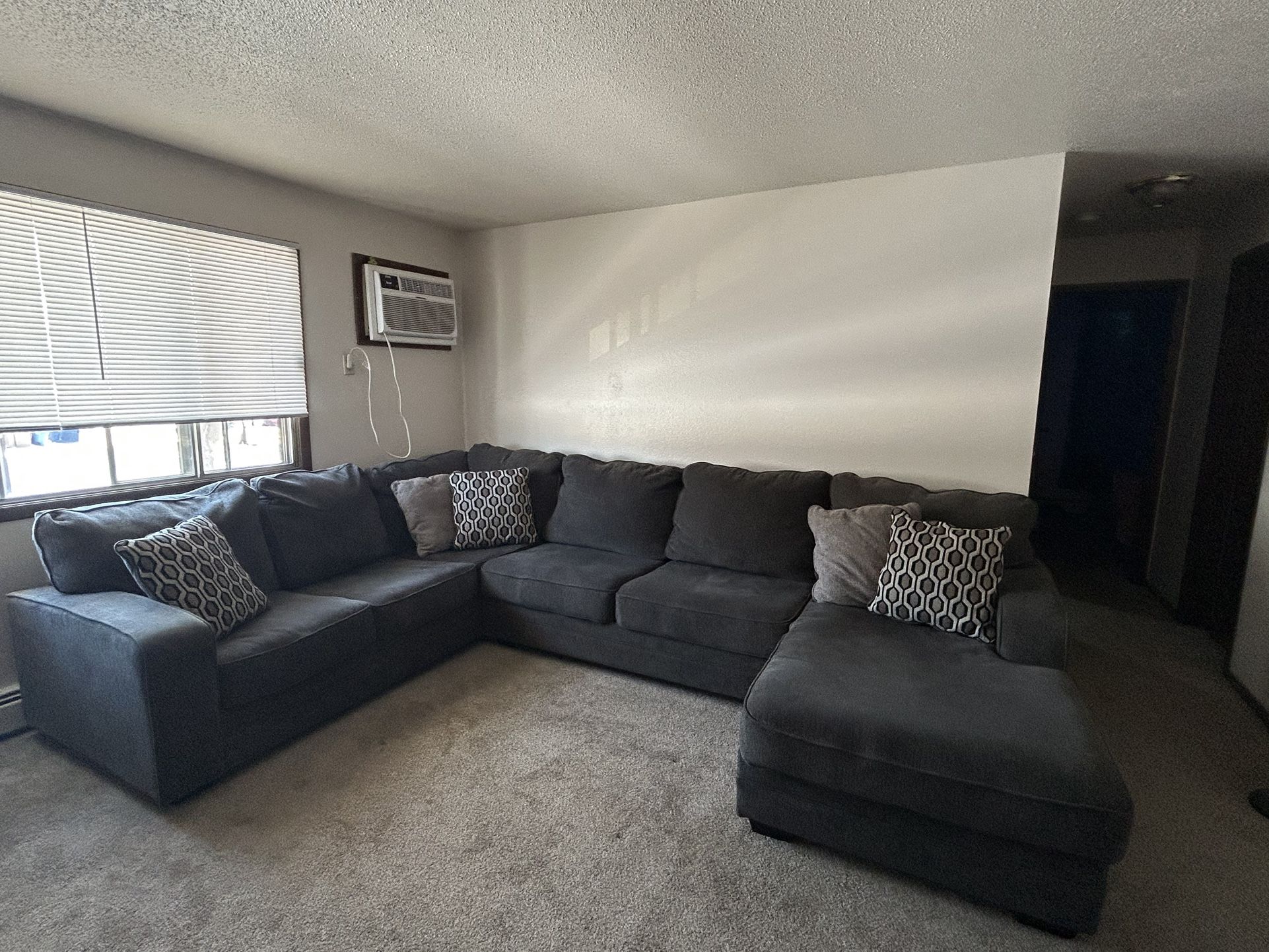 gray 3 piece sectional