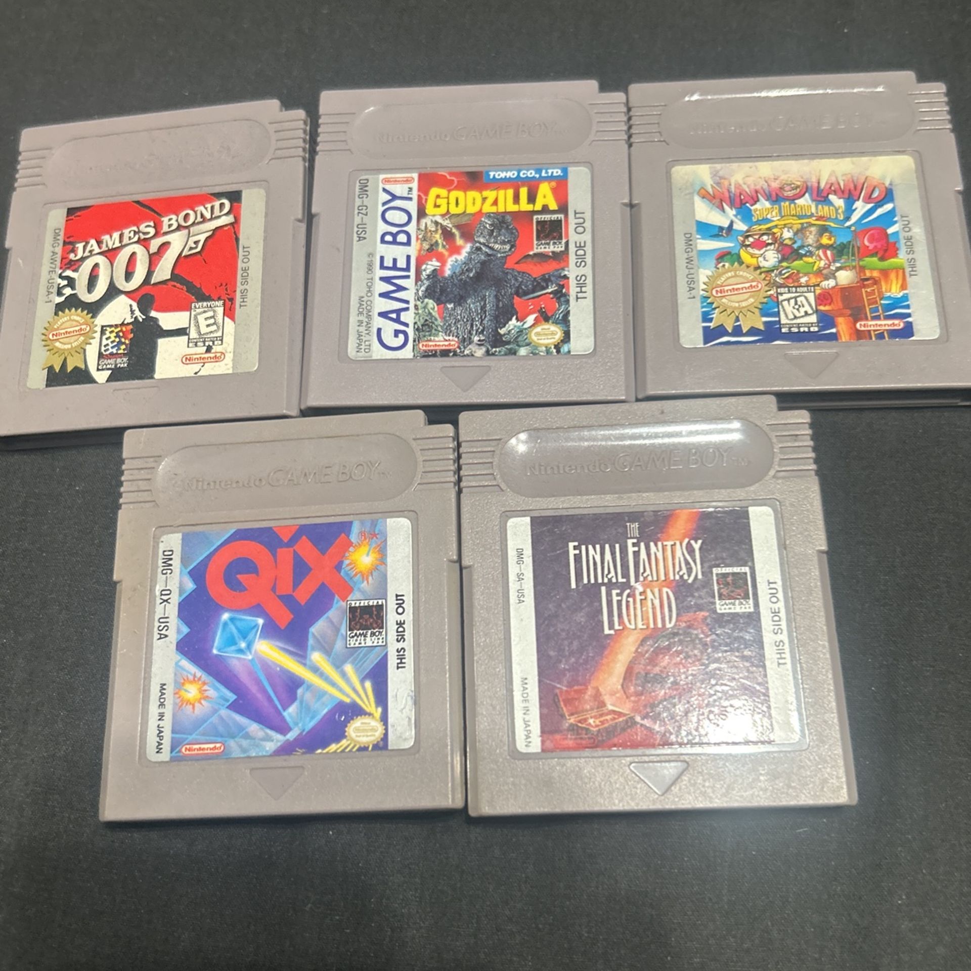 5 Nintendo Game Boy Games