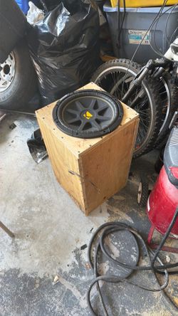 12” Kicker sub with box
