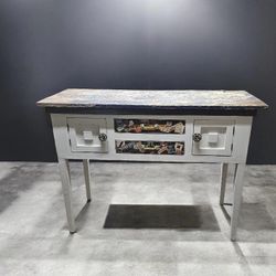 Console Table Sheshed/man Cave  Statement Piece 