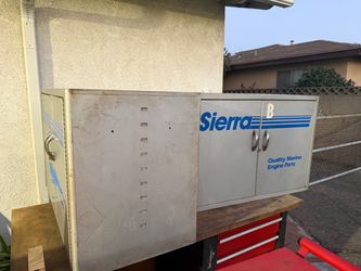 Sierra Quality Marine Engine Parts Cabinet
