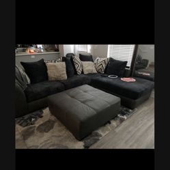 Sectional, Ottoman, Area Rub