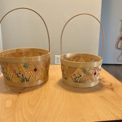 A Pair Of Beautiful Baskets