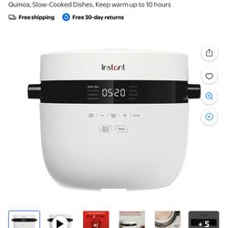 Instant Pot 12-Cup Rice and Grain Multi-Cooker CarbReduce Tech