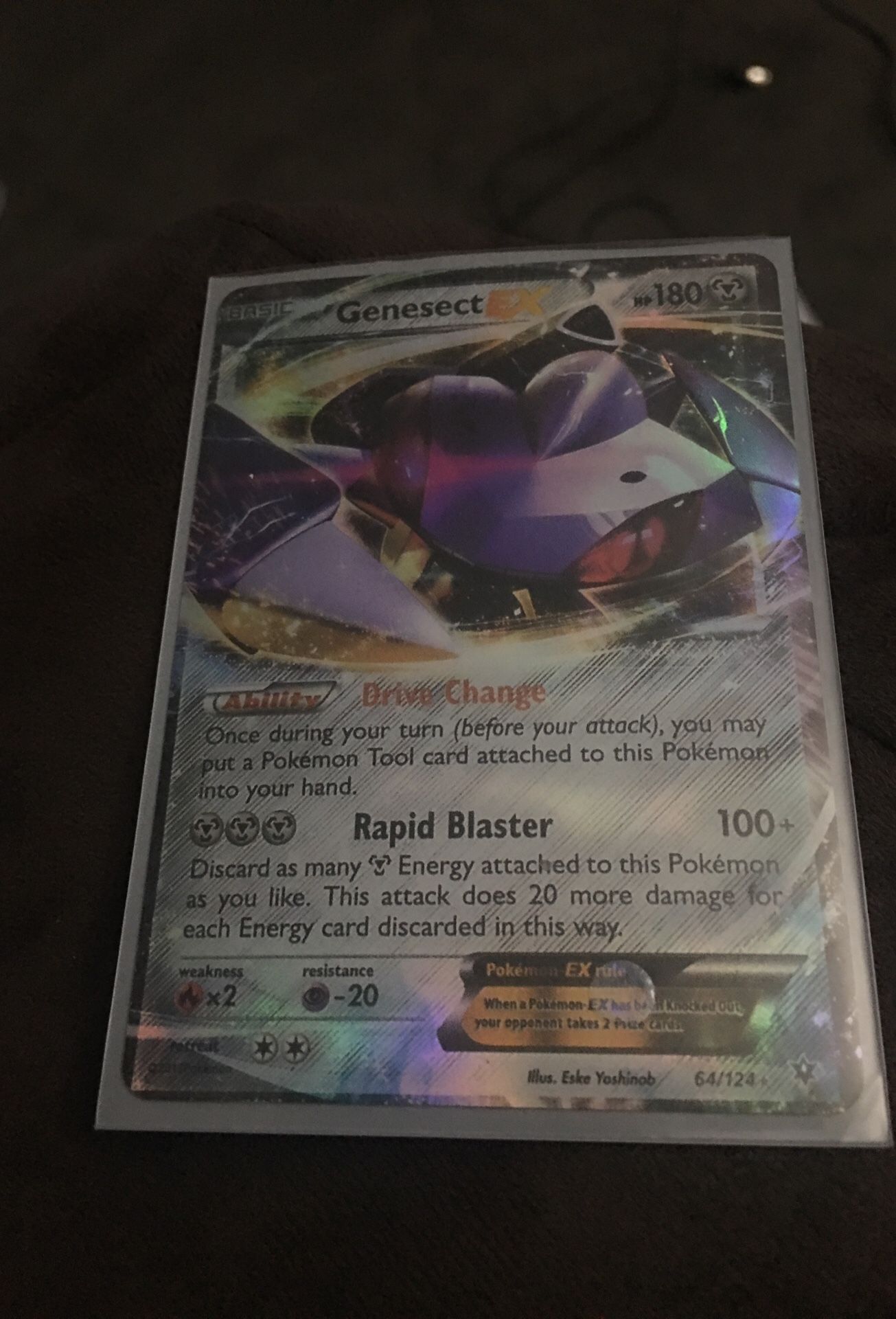Pokémon card genesect ex