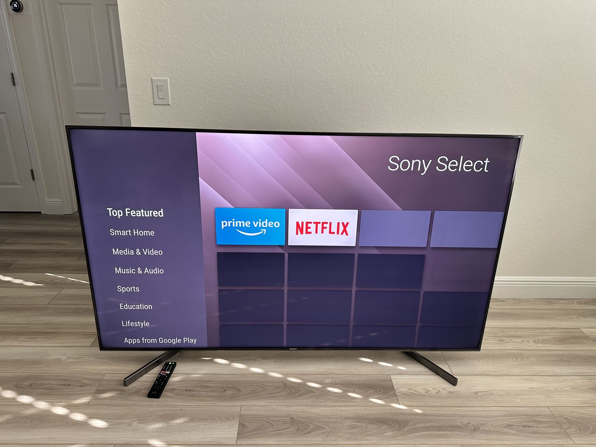 SONY 75 Inch 4K Ultra HD Smart LED TV