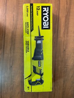 Ryobi 12 Amp Corded Reciprocating Saw