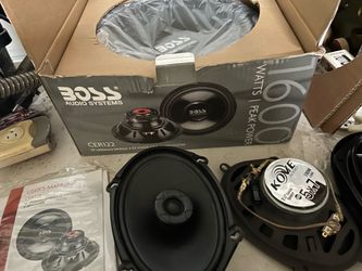 Car speakers and subwoofer