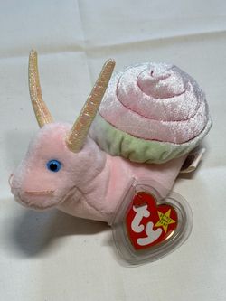 Ty Beanie Baby - "Swirly" the Snail (Released 1999)