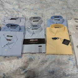 Mens Dress Shirts  16 1/2 X34