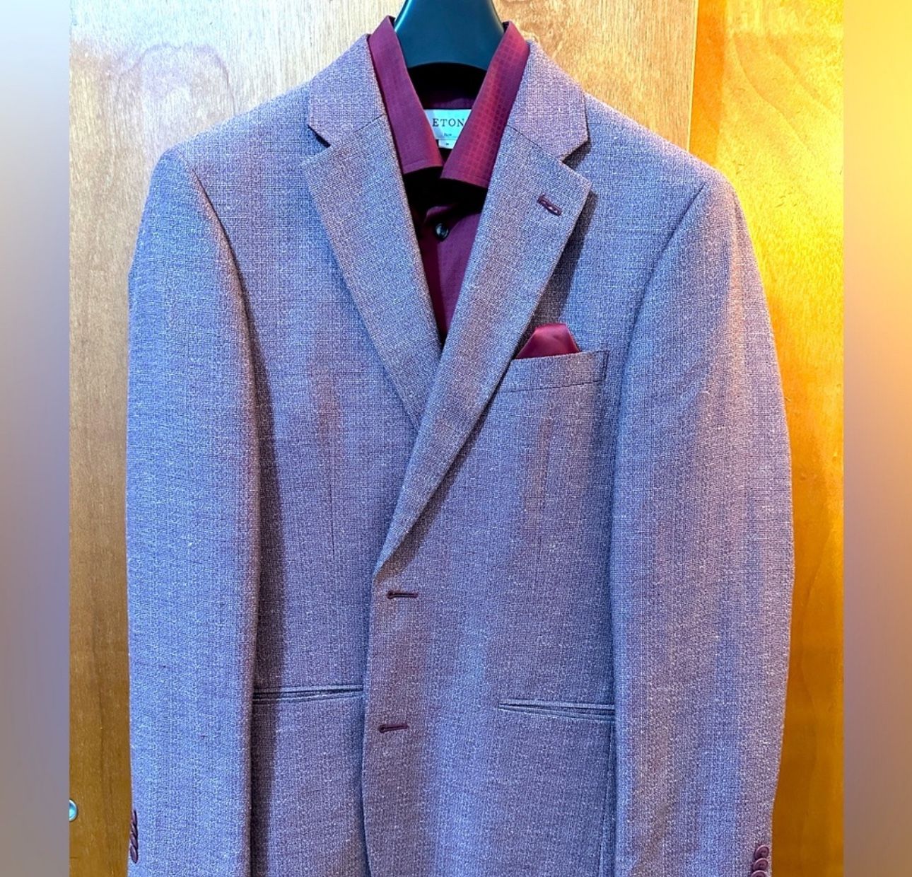 Hilfiger Men’s Linen Suit Jacket Size 38R