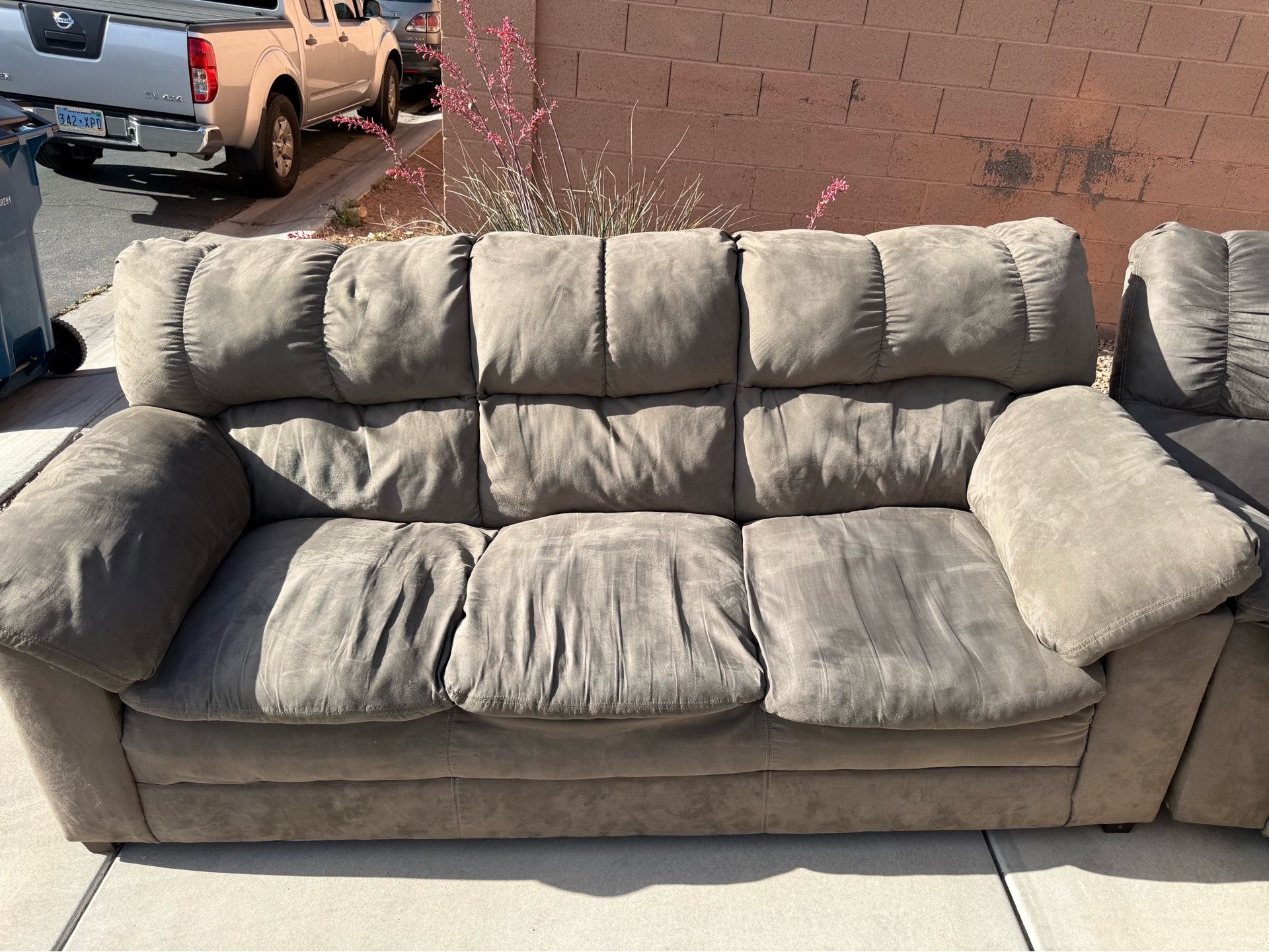 Couch and two recliners