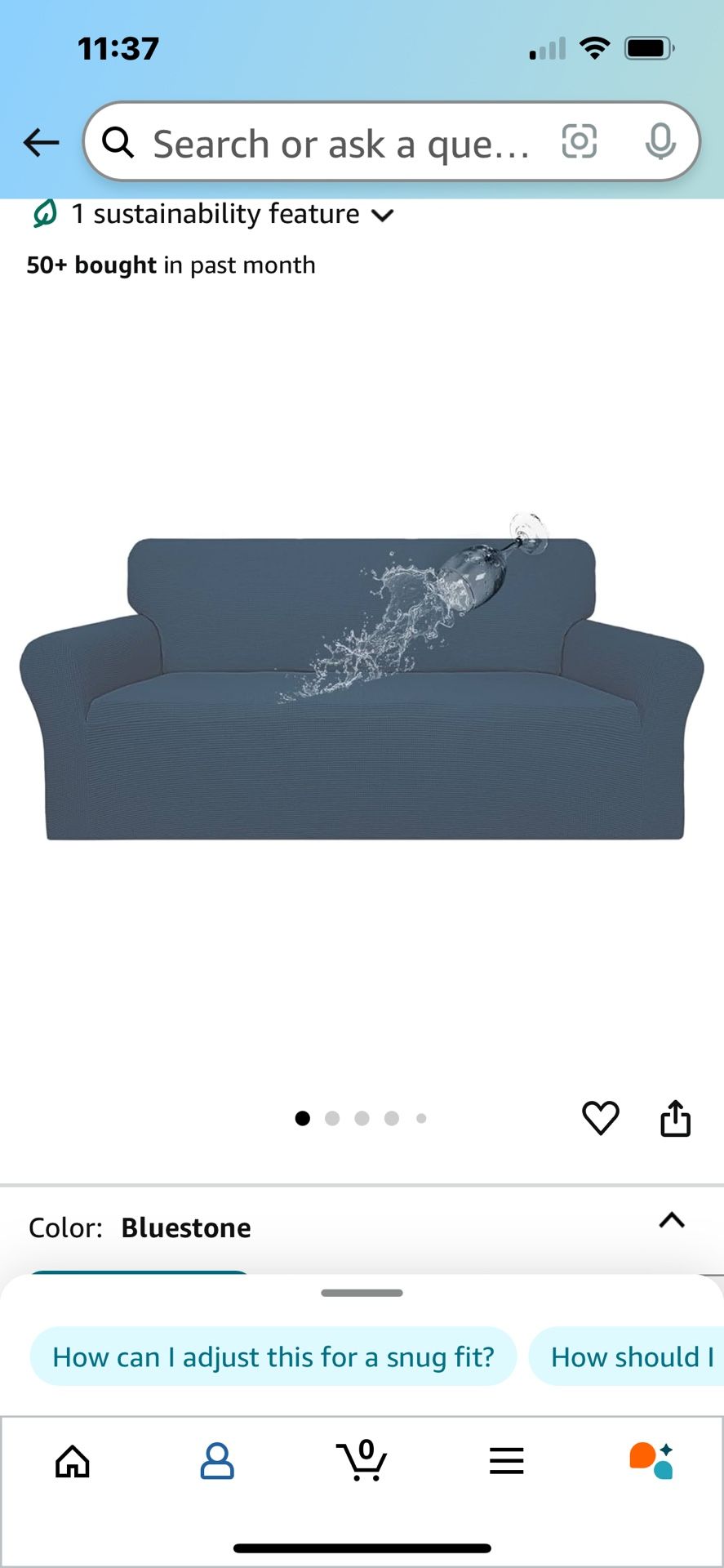 Couch Covers Blue