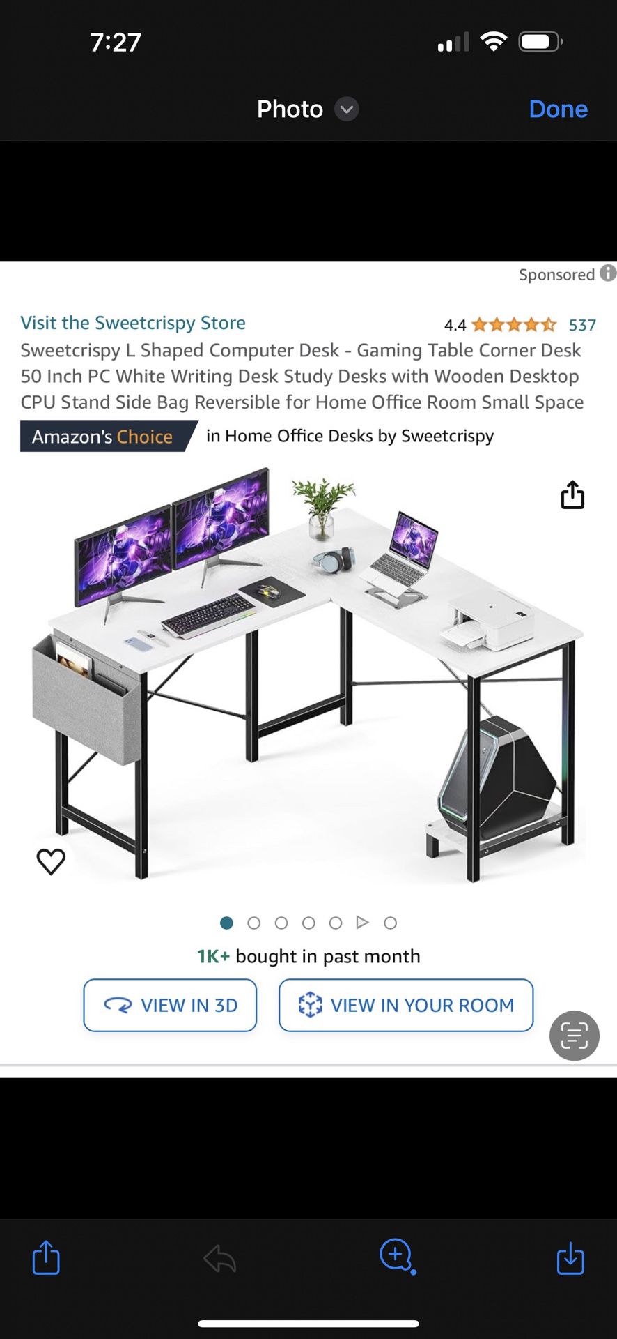 New Computer desk $55