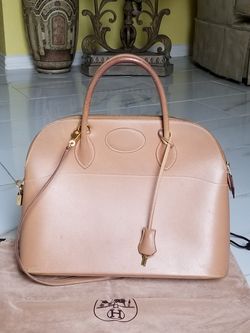 HERMES BOLIDE 35 Veau Graine Courchevel satchel