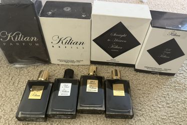 lot of kilian fragrances