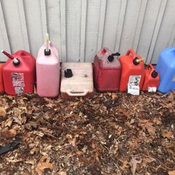 Assorted Gas Cans For Sale!