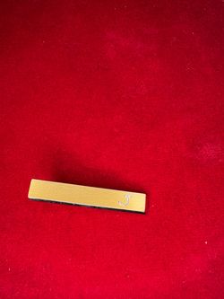 Gold Tone Monogram J Tie Bar