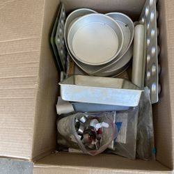 Box Of Variety  Cake Baking Supplies