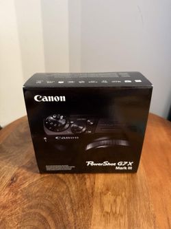 Canon PowerShot G7 X Mark III Black.
