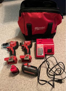 Milwaukee M18 Drill + Impact Combo w/ Battery