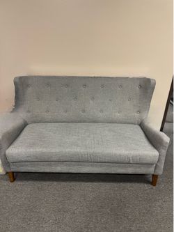 Mid century style two seat sofa